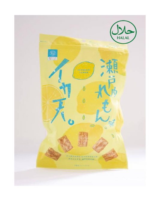 Maruka Setouchi Lemon Squid Snack - 5 Pack Set (65g Each)