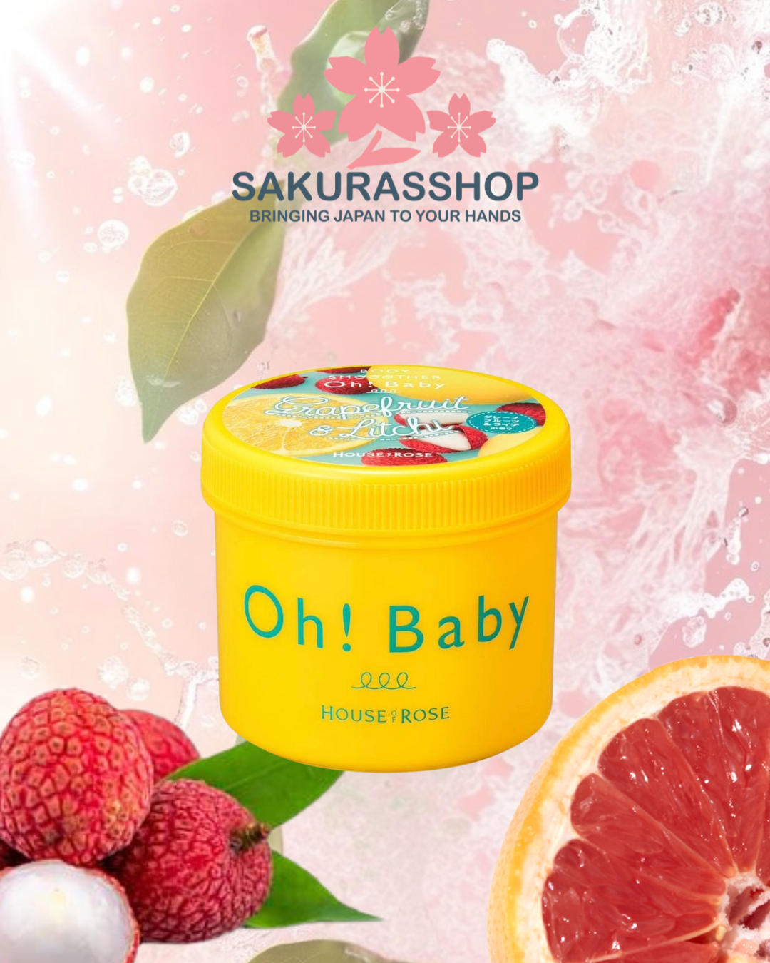 House of Rose Oh! Baby Body Smoother – Exfoliating Body Scrub