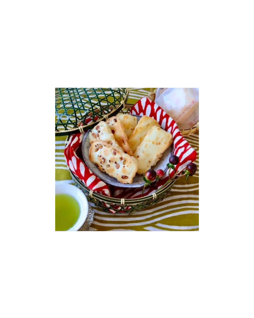 Iwatsuka Seika Osode Furi Bean Mochi Rice Crackers Muslim Friendly
