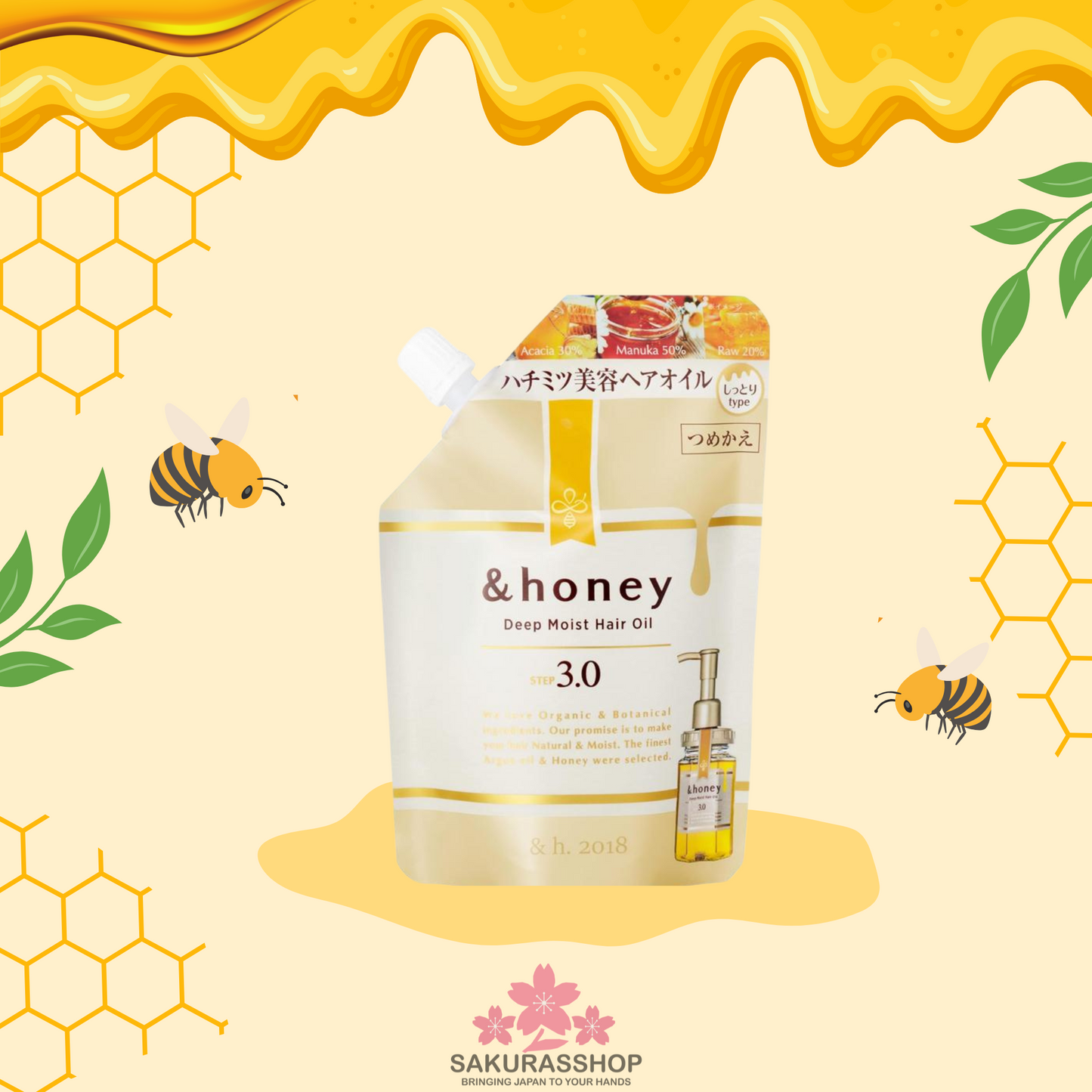 &Honey Silky Smooth Moisture Hair Oil 3.0 – 100ml