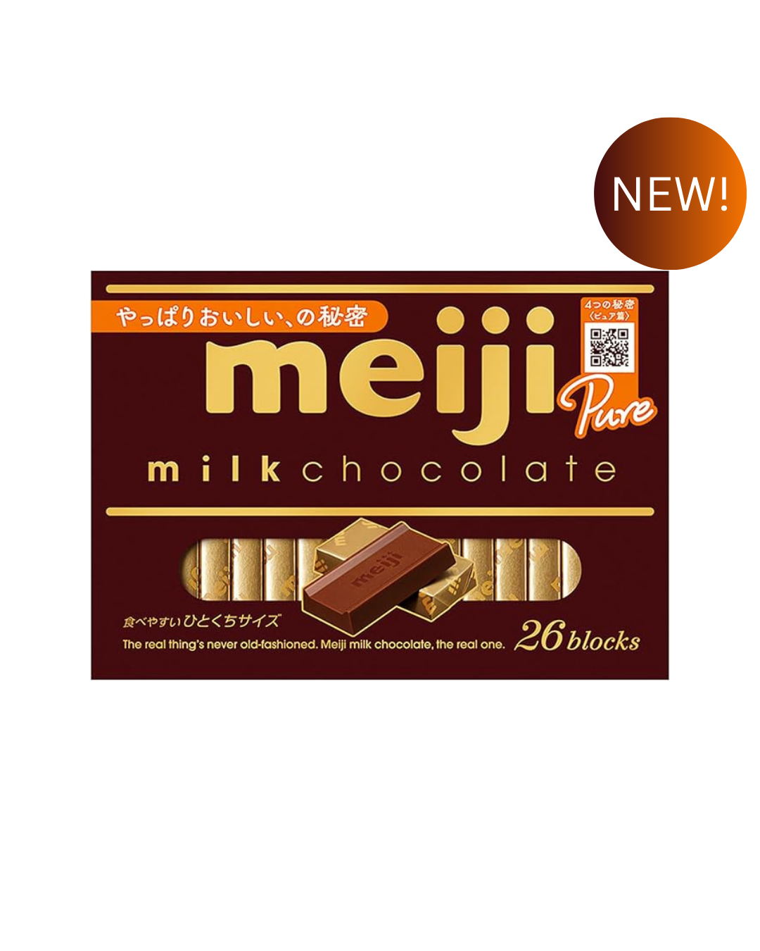Meiji Pure Milk Chocolate – 26 Blocks