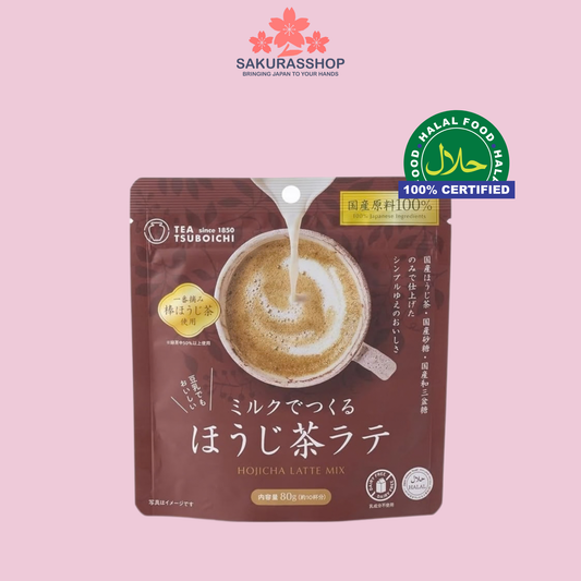 Tsuboichi Japanese Latte Mix – Matcha, Hojicha, Jasmine, Kinako & Masala Chai (80g–100g)Halal Certified