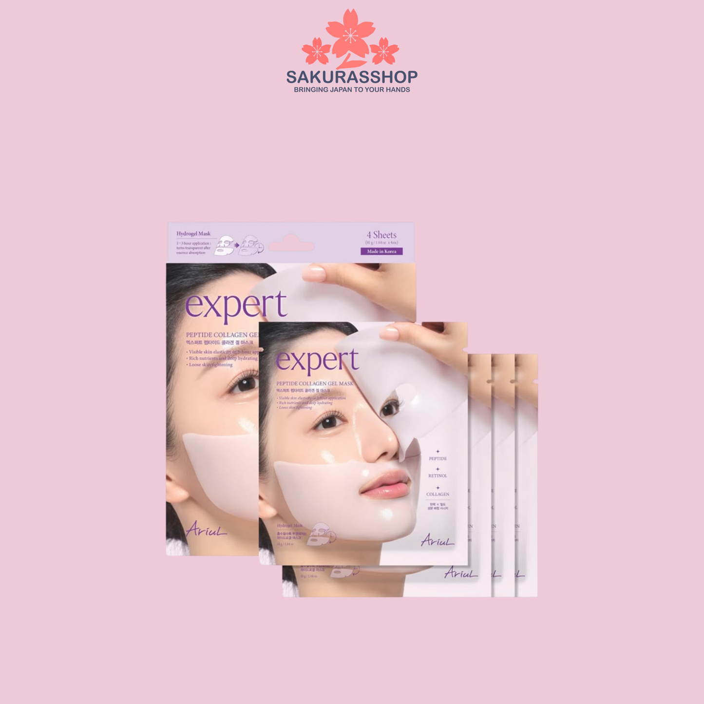 Ariul Expert Hydrogel Face Mask – 4 Sheets