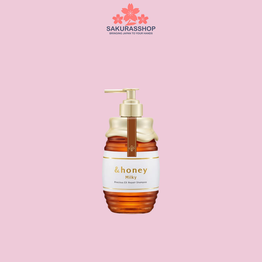 &honey Moist Repair Shampoo – Japanese Honey Hair Care (Milky / Melty / Deep Moist / Color / Pixie) 440–500ml