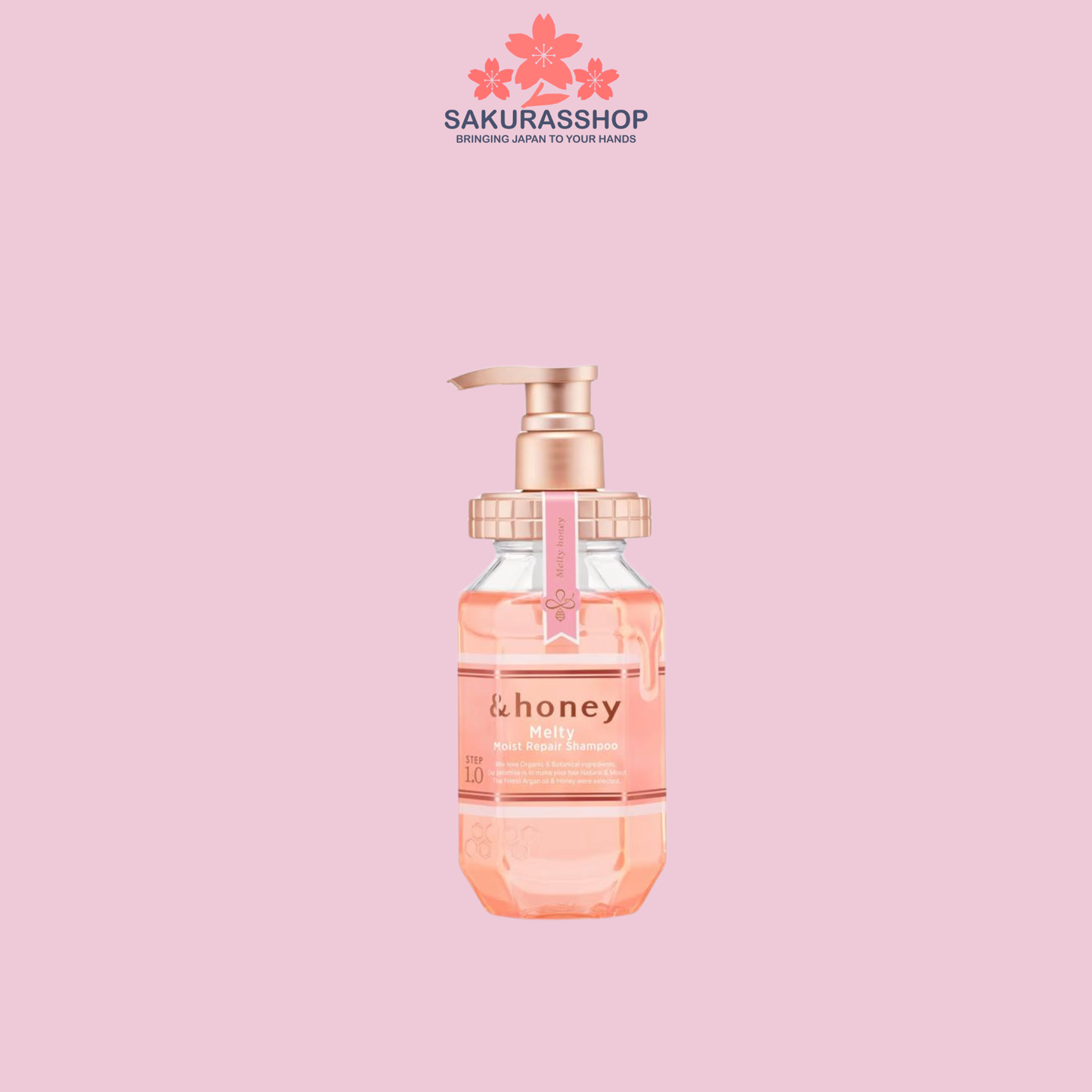 &honey Moist Repair Shampoo – Japanese Honey Hair Care (Milky / Melty / Deep Moist / Color / Pixie) 440–500ml