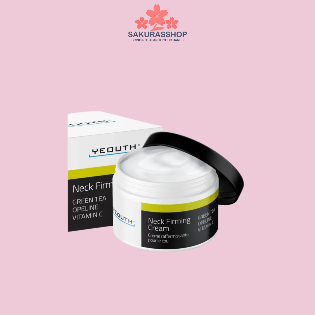 YEOUTH Neck Cream 60ml (2oz) Moisturizing Facial Jaw Line and Décolleté Ph Cream for Face Stains and Neck PH Cream for Face Stubborn Neck Can be Used with Facial Roller Can be Used as a Hand Cream