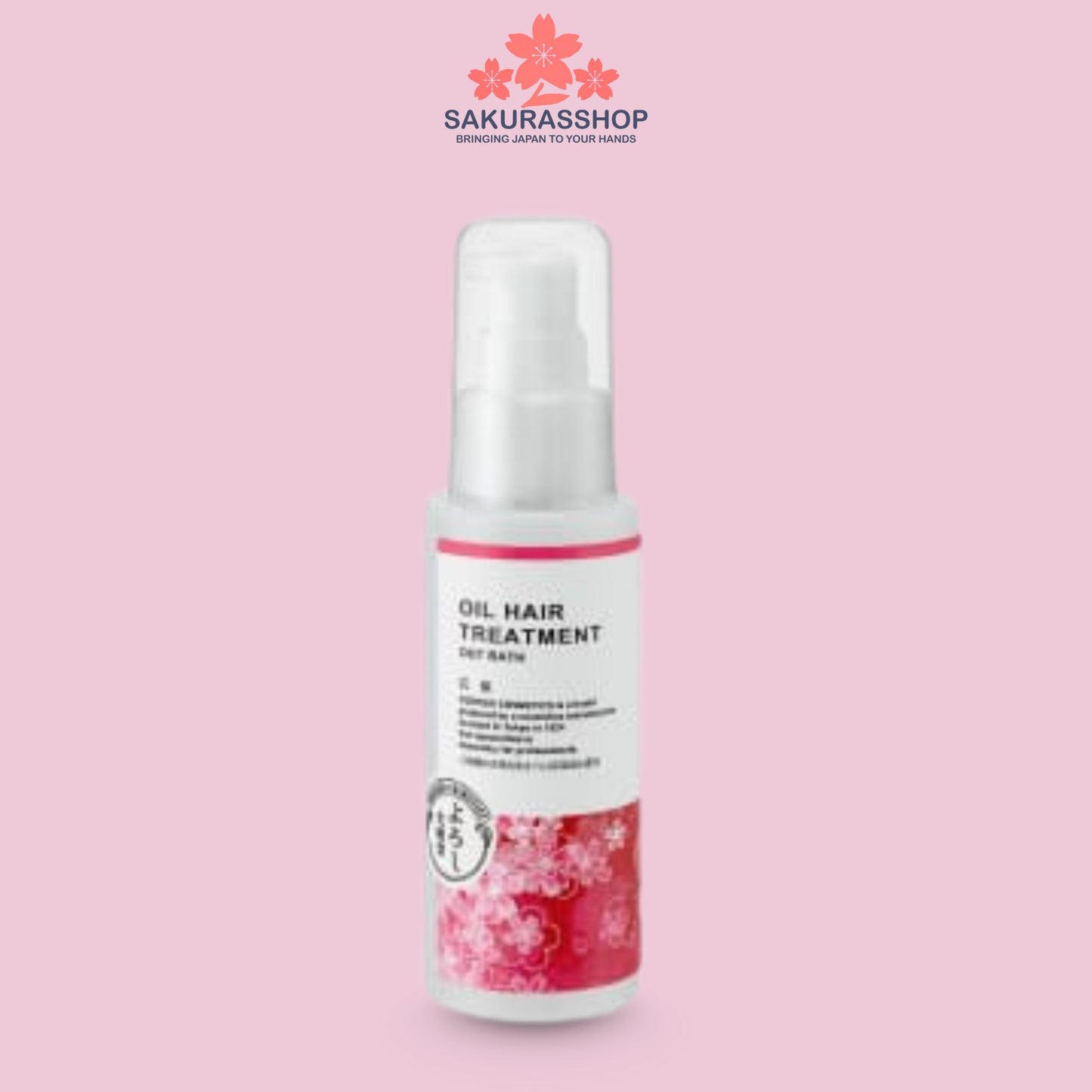 Yoroshi Oil Hair Treatment – Hanakago Scent (80mL)