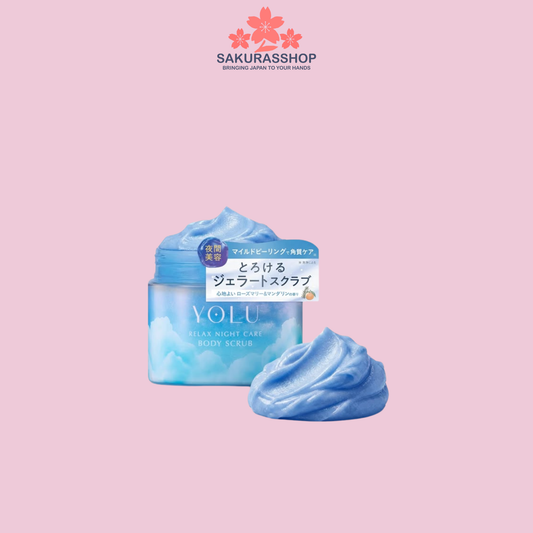 YOLU Night Care Gelato Body Scrub 250g – Japanese Exfoliating & Moisturizing Salt Scrub