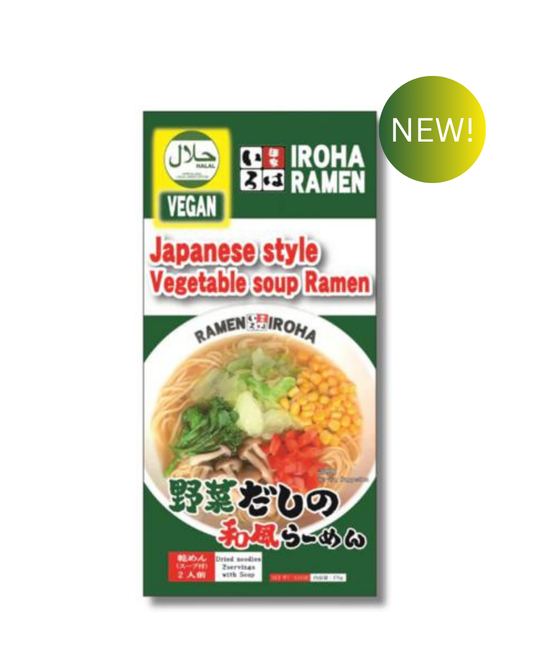 Japanese Style Vegetable Soup Ramen – Halal & Vegan (2 Servings)