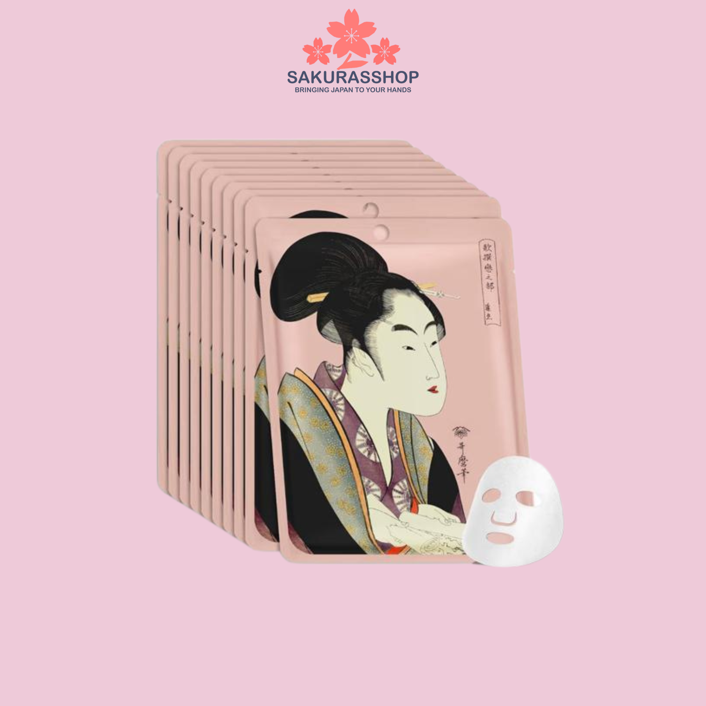 MITOMO Premium Japanese Sheet Mask – Camellia + Matcha, Horse Oil+ Matcha and (10-Pack)