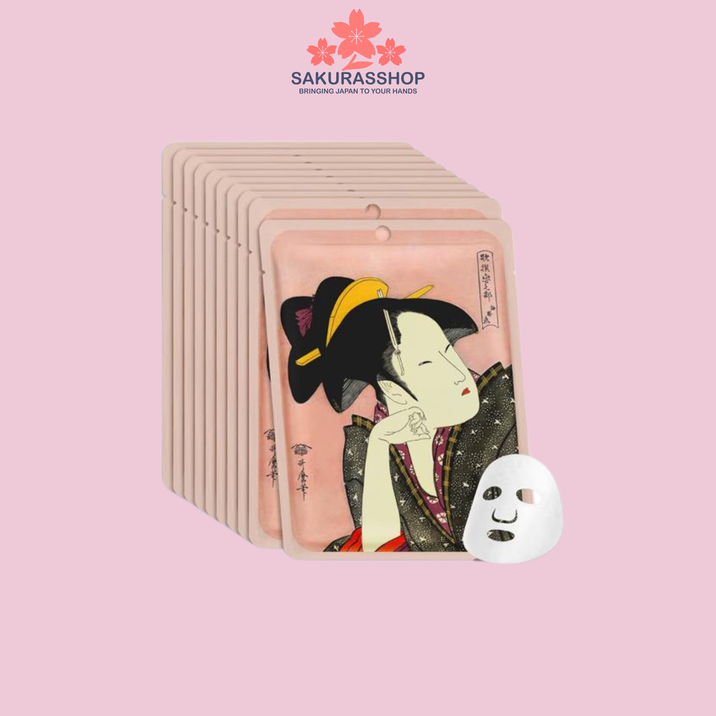 MITOMO Premium Japanese Sheet Mask – Camellia + Matcha, Horse Oil+ Matcha and (10-Pack)