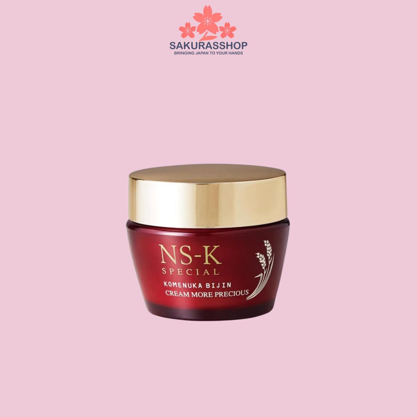 Komenuka Bijin NS-K Special Cream More Precious – Japanese Rice Bran Moisturizing Face Cream 30g
